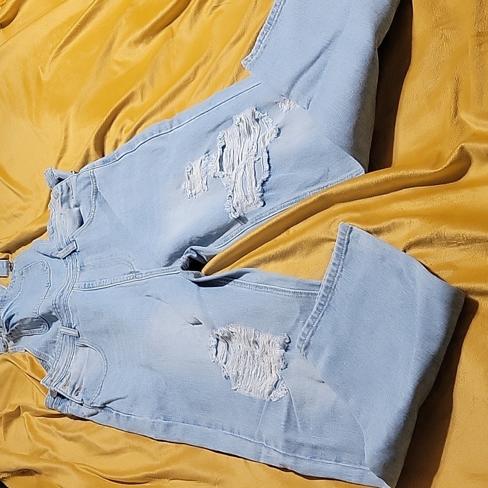 Denim overalls